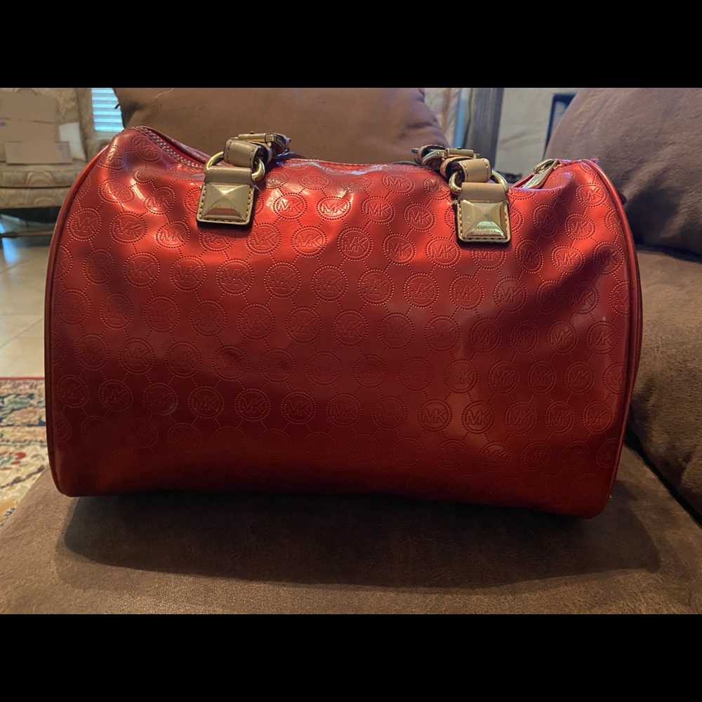 Michael Kors red purse/handbag